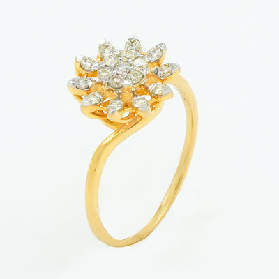Petal Diamond Ring