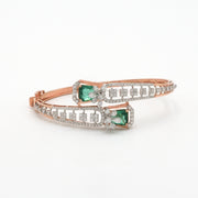 Emerald Spark Diamond Bangle