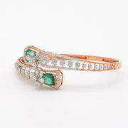 Emerald Spark Diamond Bangle