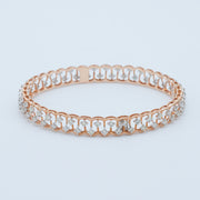 Halo Link Diamond bangle