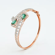 Emerald Spark Diamond Bangle