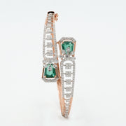 Emerald Spark Diamond Bangle