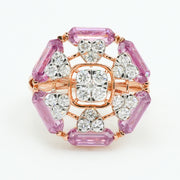 Rosette Prism Ring