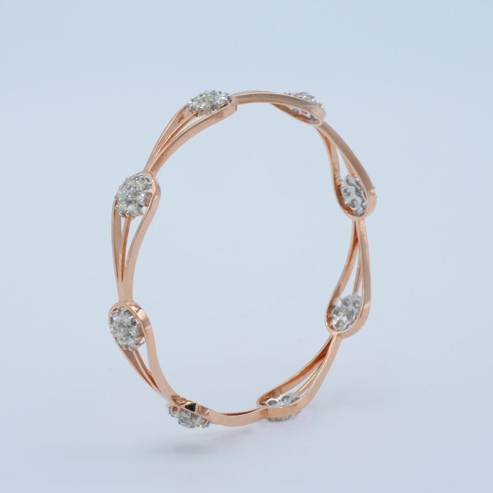 Dewdrop Diamond Bangle