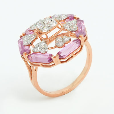 Rosette Prism Ring