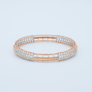 Braid Diamond Bangle