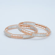 Braid Diamond Bangle