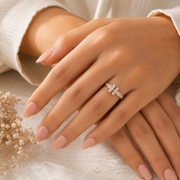 Twin Bridge Diamond Ring