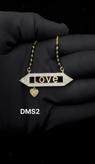 Love Charm Diamond Mangalsutra