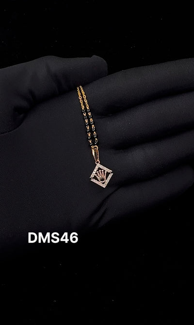 Crown Glow Diamond Mangalsutra