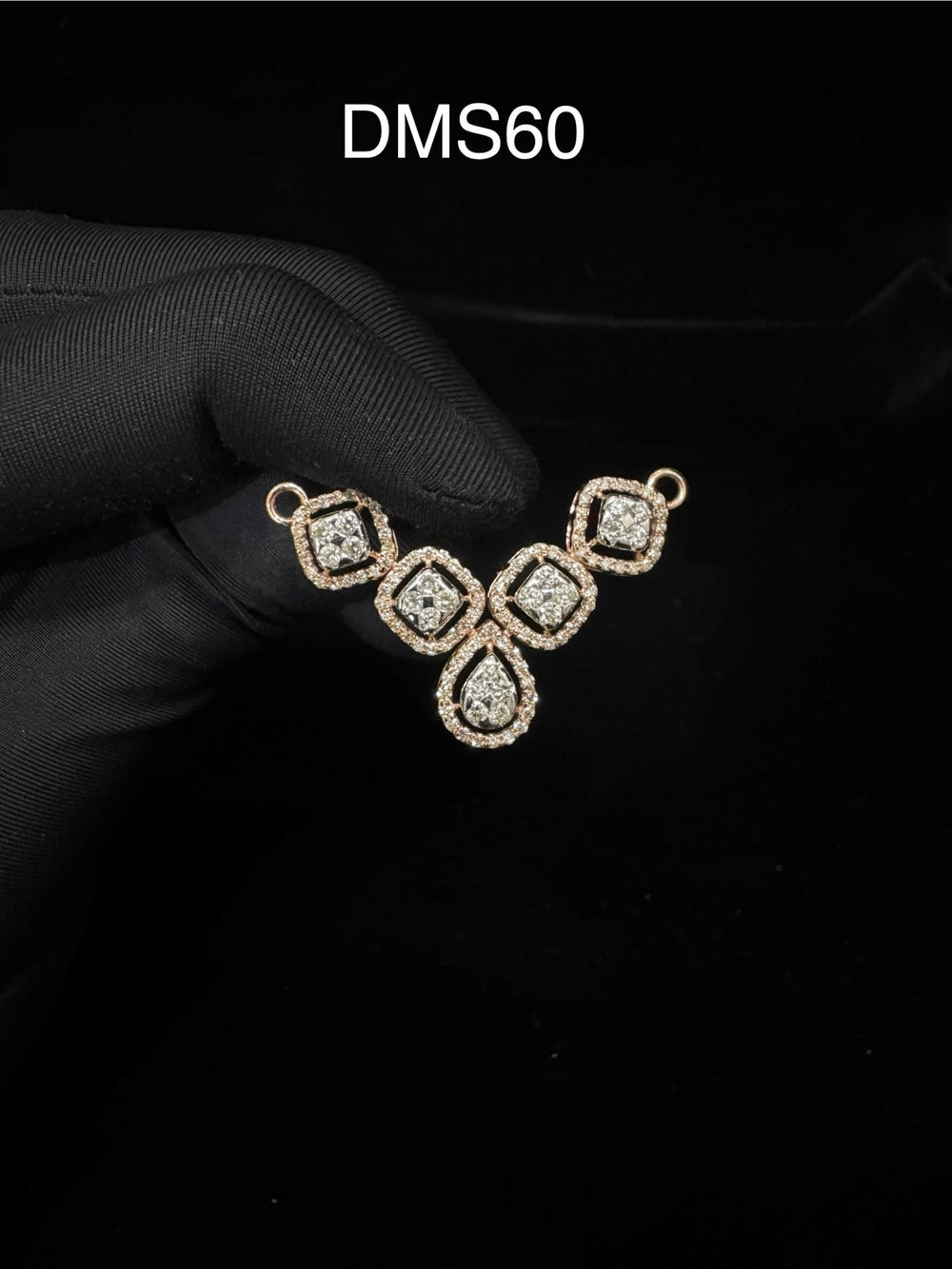 Cascade Drop Diamond Mangalsutra