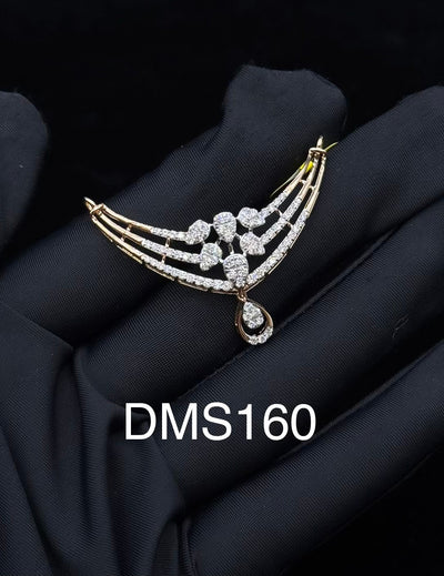 Feather Bloom Diamond Mangalsutra