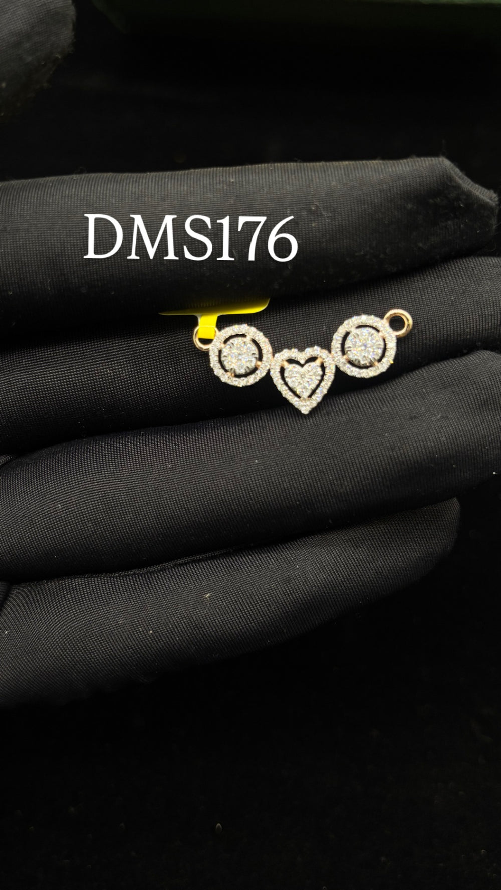 Halo Heart Diamond Mangalsutra