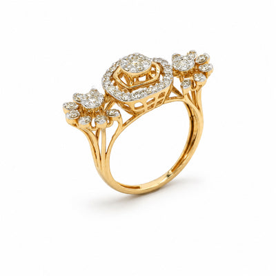 Blossom Trio Diamond Ring
