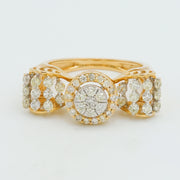 Wing Crest Diamond Ring