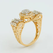 Wing Crest Diamond Ring