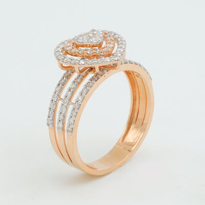 Heart Whisper Diamond Ring