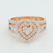 Heart Whisper Diamond Ring