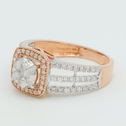 Luxe Halo Diamond Ring