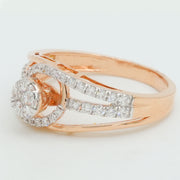 Halo Weave Diamond Ring