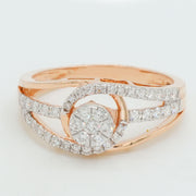 Halo Weave Diamond Ring