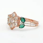Emerald Bouquet Diamond Bracelet