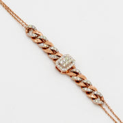 Cube Diamond Bracelet