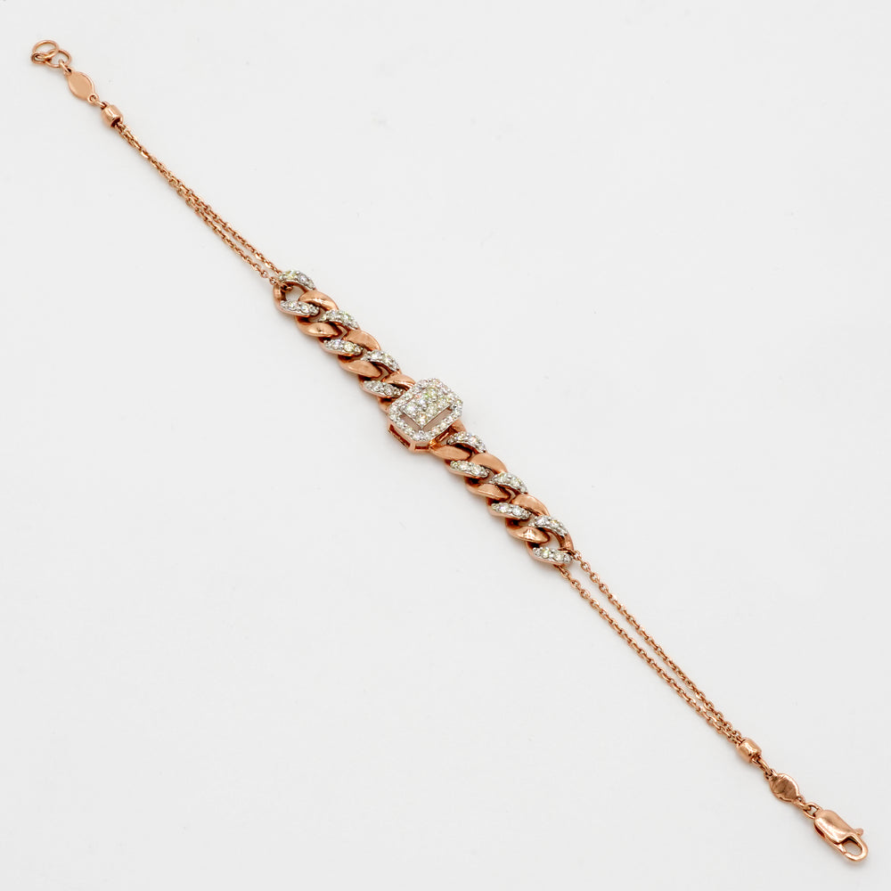 Cube Diamond Bracelet