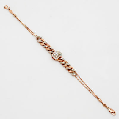 Cube Diamond Bracelet