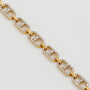 Diamond Chain Link Bracelet
