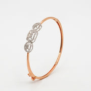 Diamond Trio Frame Bangle