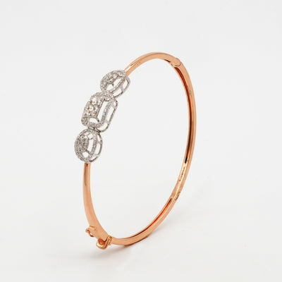 Diamond Trio Frame Bangle