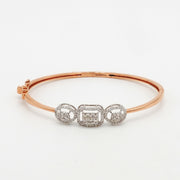 Diamond Trio Frame Bangle