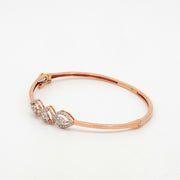 Heartline Diamond Bangle