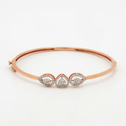 Heartline Diamond Bangle