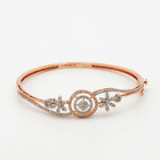 Flora Halo Diamond Bangle