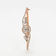 Flora Halo Diamond Bangle