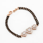 Heart Trio Diamond Bracelet