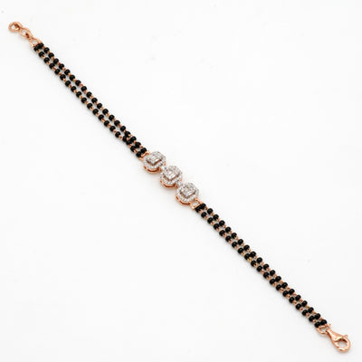 Triple Halo Diamond Bracelet