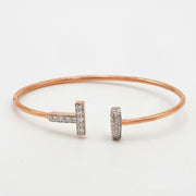 Open Grace Diamond Bangle