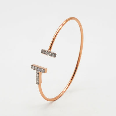 Open Grace Diamond Bangle
