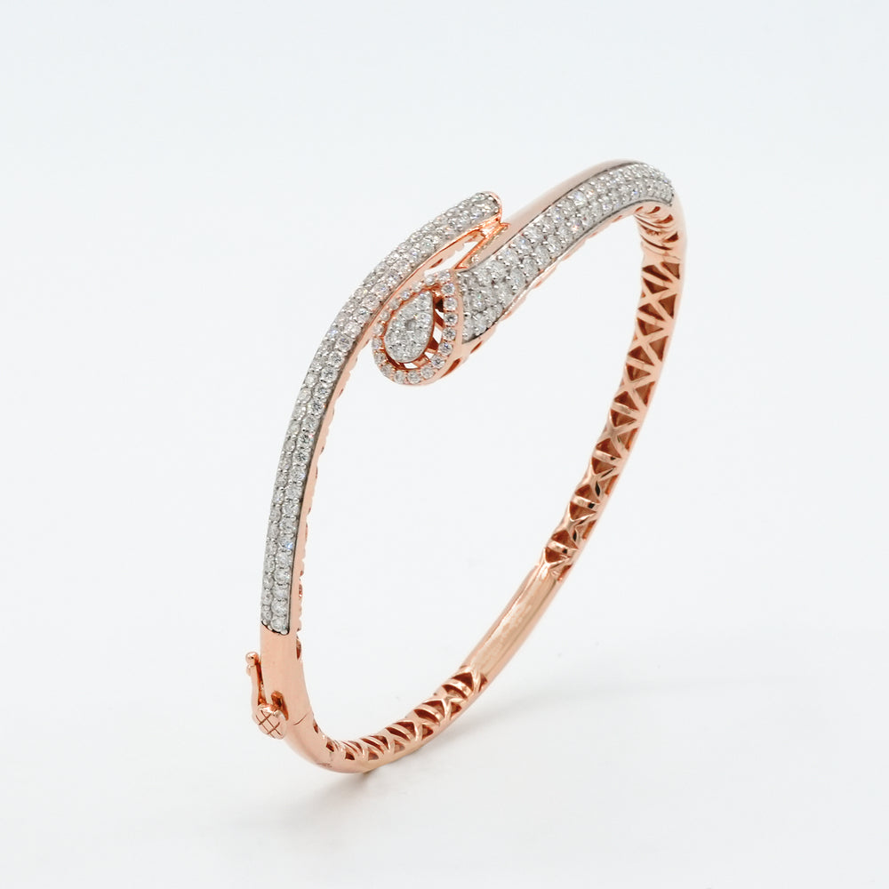 Cascade Diamond Bangle