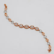 Halo Link Diamond Bracelet