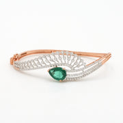Plume Diamond Bangle
