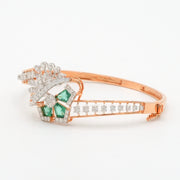 Petal Knot Diamond Bangle