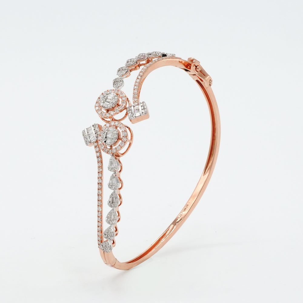 Duo Orbit Diamond Bangle