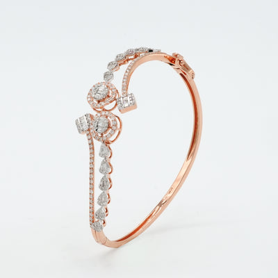 Duo Orbit Diamond Bangle