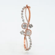 Duo Orbit Diamond Bangle