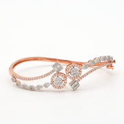 Duo Orbit Diamond Bangle