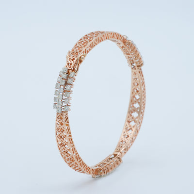 Twine Diamond Bangle